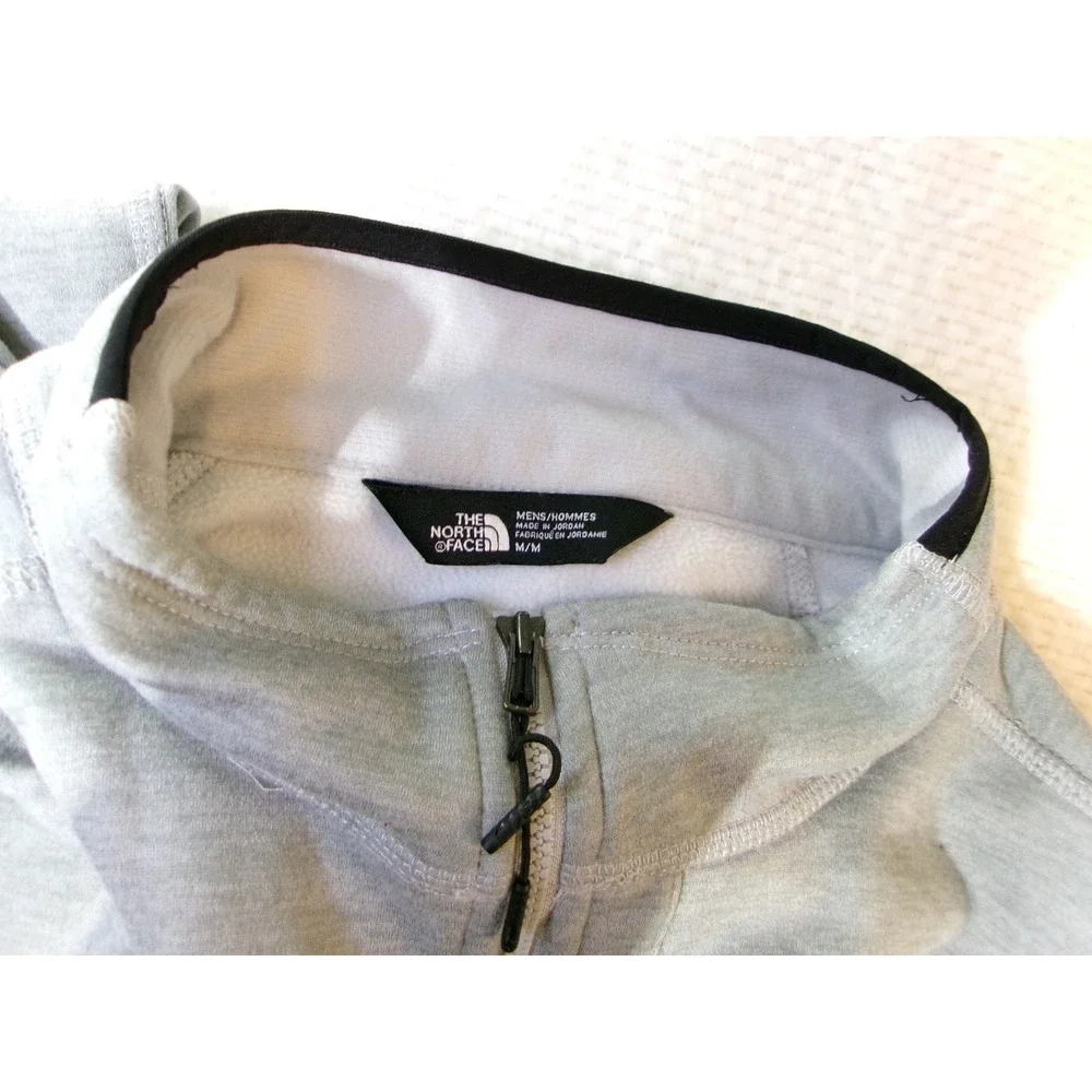 The North Face Mens Grey Full Zip Fleece Jacket‎ NF0A3SO6 Size M